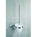 Toilet Brush With Wall Holder Chrome Set